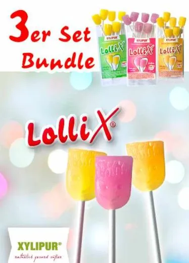 Lollix Xylitol Lutscher Bundle 18 Stck - Zahnpflege mit Stil
