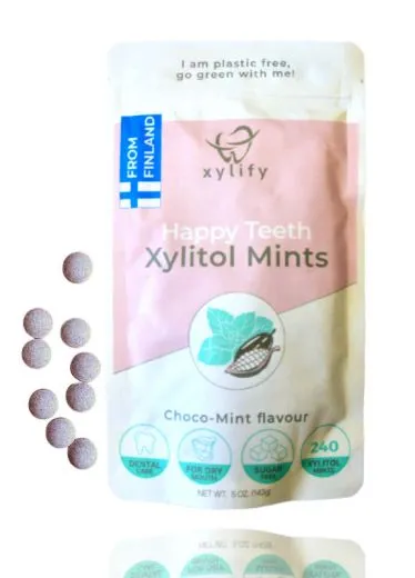 Xylify Schoko-Minze 142g Xylitol Tabletten