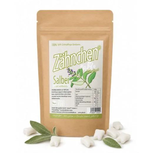 Xylitol Z�hnchen� Salbei Vorteilspack 120g - Zahnpflege Bonbons