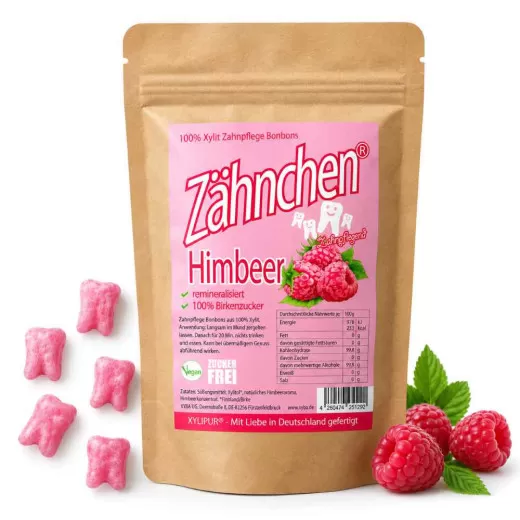 Xylitol Z�hnchen� Himbeere 120g - Vorteilspack
