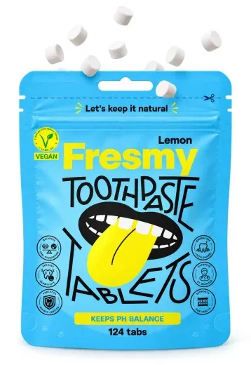 Fresmy Zahnputztabletten Lemon mit Hydroxyapatit � 124 St�ck