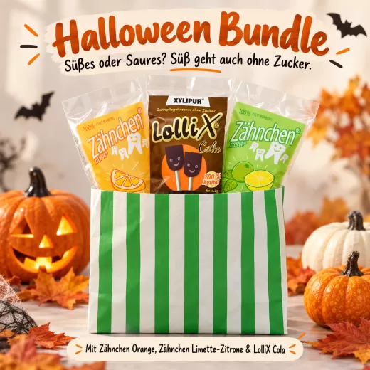 Halloweent�te Xylitol Z�hnchen-LolliX� 80g