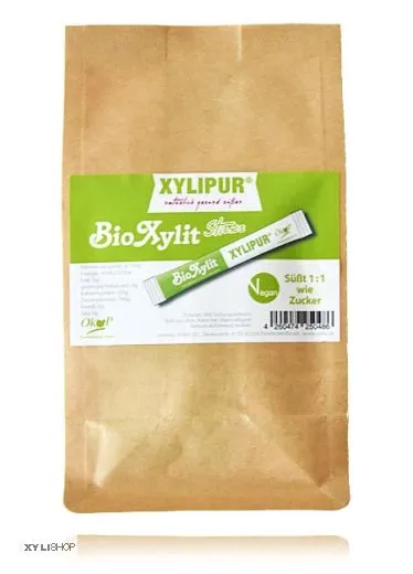 Bio Xylit Sticks XYLIPUR - 120 g = ca 30 Sticks aus kbA biologischem Anbau
