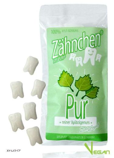 Xylitol Zähnchen® Pur 30g - Zahnpflege Bonbons