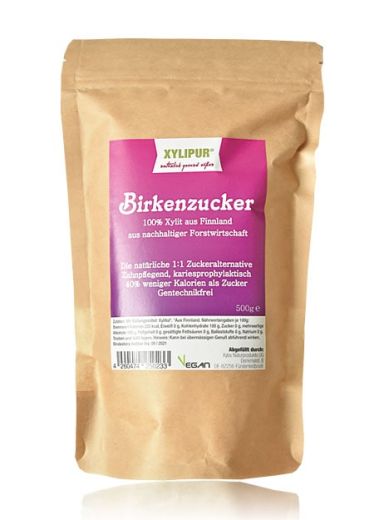 XYLIPUR Birkenzucker - Xylit aus Finnland 500g