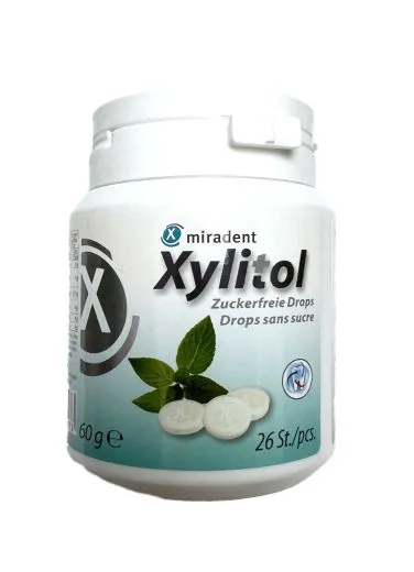 Miradent Xylit Functional Drops Mint Dose 60g