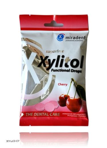 Miradent Xylit Functional Drops Kirsche 60g