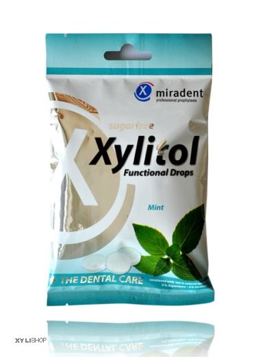 Miradent Xylit Functional Drops Mint 60g