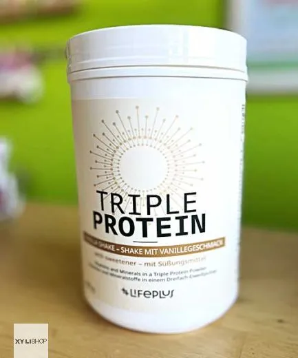 Triple Protein Shake Vanillegeschmack - 3 Proteinquellen 813g