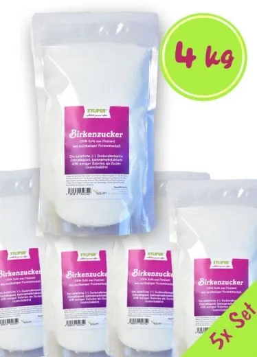 NachfllSet fr BigBox XYLIPUR Birkenzucker 4kg - Xylit aus Finnland