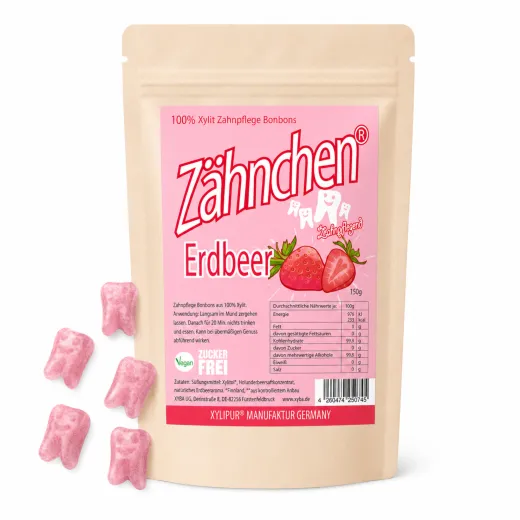 Xylitol Z�hnchen� Erdbeere 150g - Vorteilspack