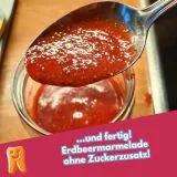 Erdbeer-Marmelade zuckerreduziert