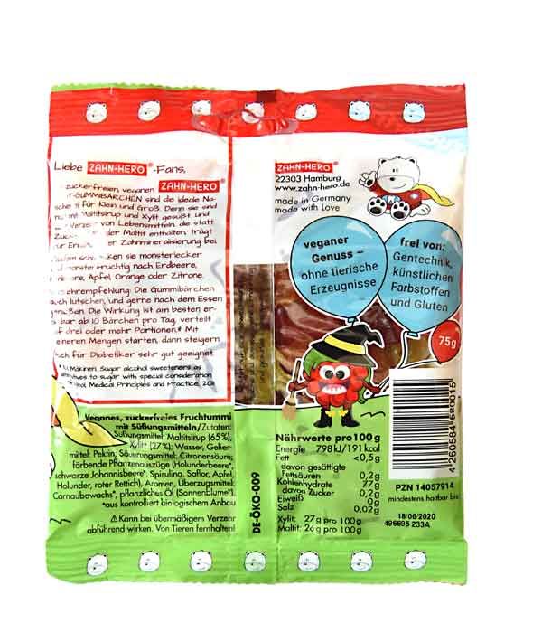 ZAHN-HERO Xylit Gummibrchen mit Xylit 75g im Beutel
