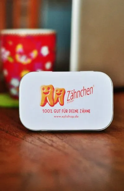 Z�hnchen� 2.0 Dose weiss - f�r ca. 60g Xylit Z�hnchen