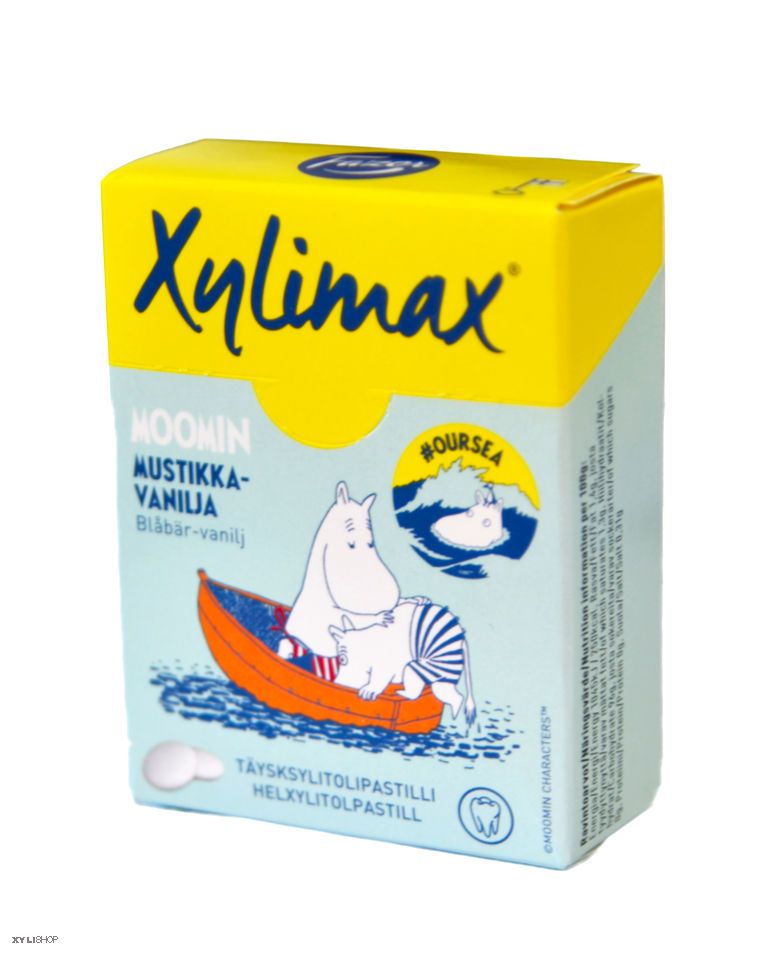 Xylimax Blaubeer-Vanille Xylit Pastillen 55g in Box