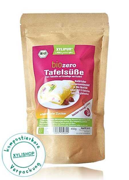 NEU Im Bio-Beutel - BIO-ZERO - 100% BioErythrit streufhig 450g XYLIPUR