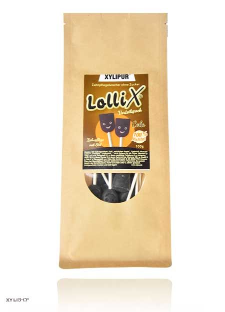 Vorteilspack LolliX® Xylitol Lutscher Cola 100g