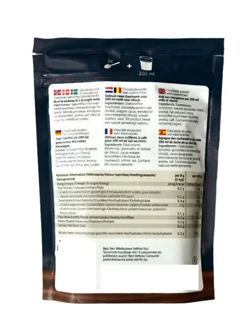 Chocolate Drink No added Sugar Sukrin - 250g 30 Portionen