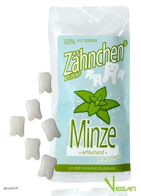 Xylitol Zähnchen® Mint 30g - Zahnpflege Bonbons