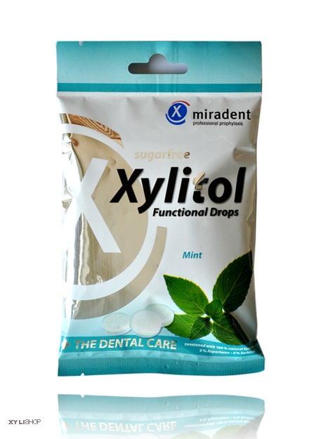 Miradent Xylit Functional Drops Mint 60g