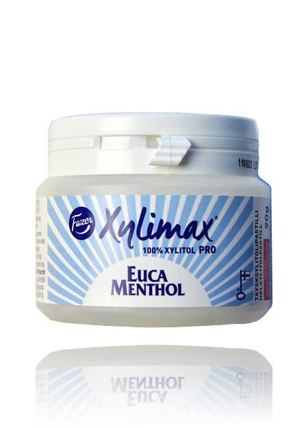 Xylimax Euca Menthol Xylit Pastillen 90g in praktischer Mitnahmdose