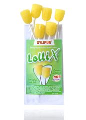 LolliX® Xylitol Lutscher Lemon Zitrone 6 Stück - Zahnpflege mit Stil